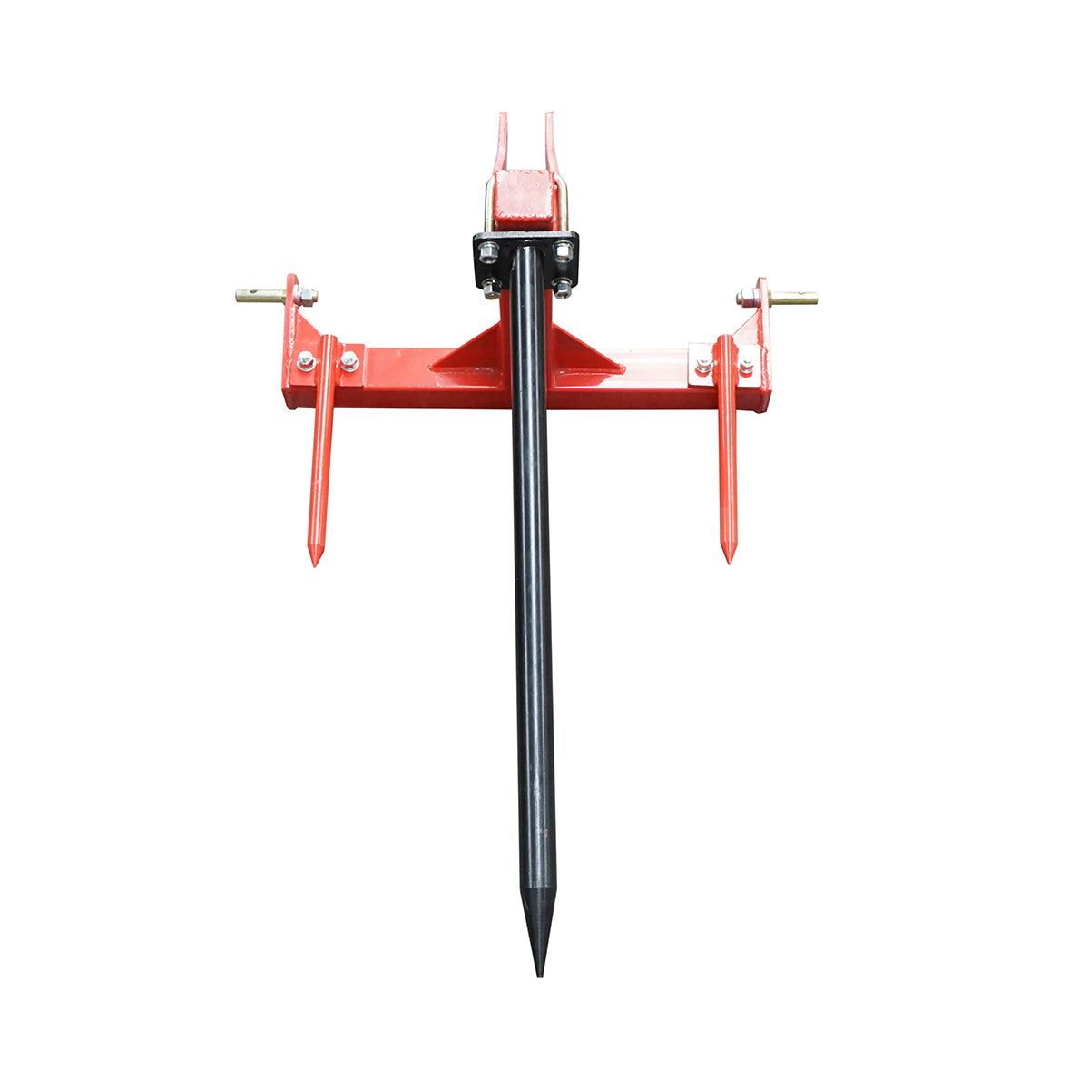Rear fork for loading bales 675kg with 3 spikes