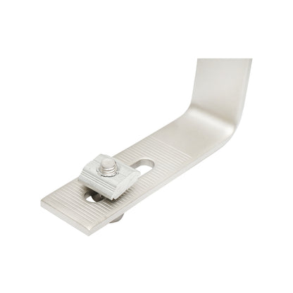 Fixing hook on tile for solar panel mounting system A Breckner Germany