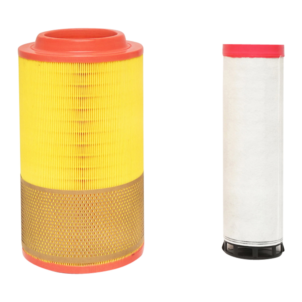 Air filter for Massey Ferguson P782104+P82107, XA1854+XA1918, SA17194+SA17193, 3902783M1+3902782M1 Breckner Germany