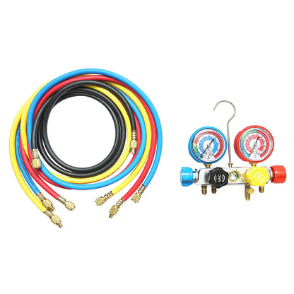 Air conditioning installation verification kit for cars R22, R32, R134a, R410a