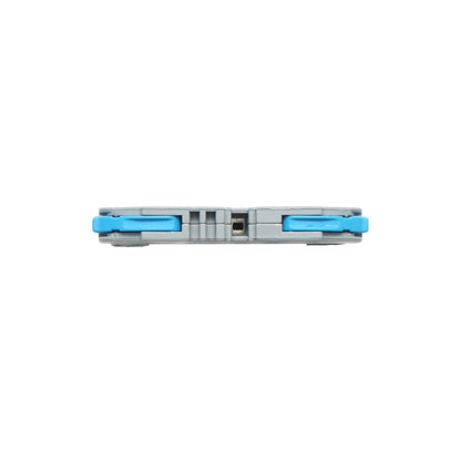 Fast connector cable for DIN rail 32A 450V, 2 poles 0.08-4mm, blue Leader