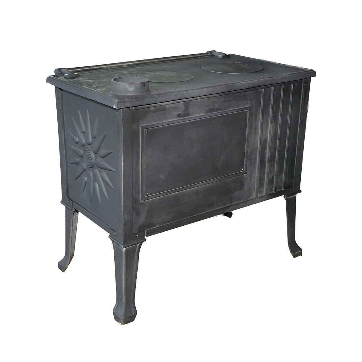 Wood stove with hotplate and cast iron oven 830x520x800mm