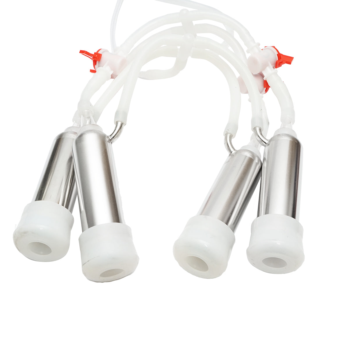 Portable milking machine with 1 station for cows, stainless steel 18l tank