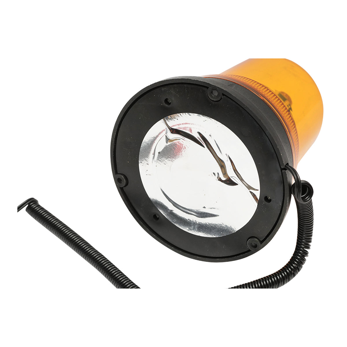 LED beacon with magnetic base and 12V cigarette lighter power supply