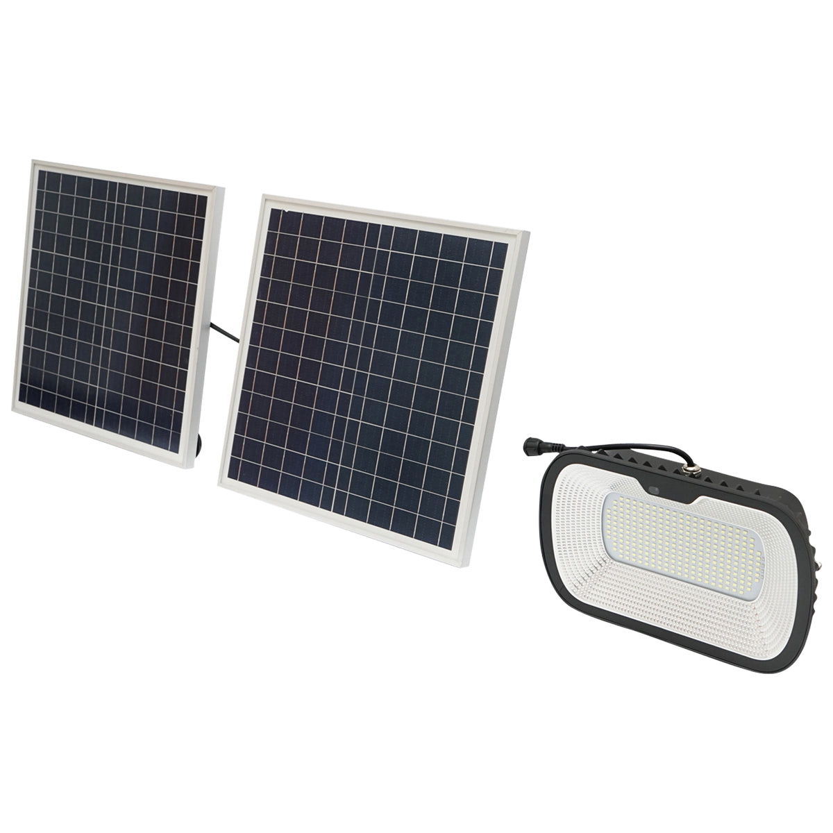 LED lamp 240x0.5W with 35W solar panel and 7.4V/15Ah battery Breckner Germany