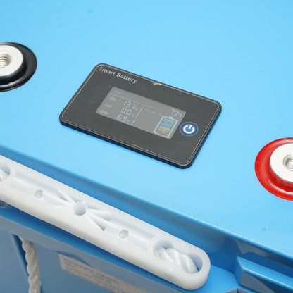 Li-ion LifePo4 Battery 12.8V, 200Ah with BMS, Bluetooth, LCD display and temperature protection, IP65 Breckner Germany