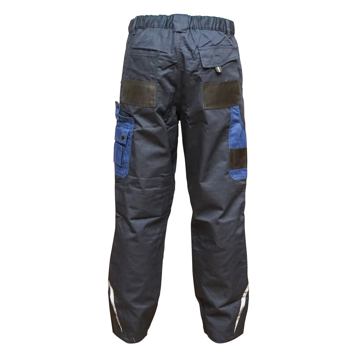 Work pants, polyester with cotton, navy blue, L Breckner Germany
