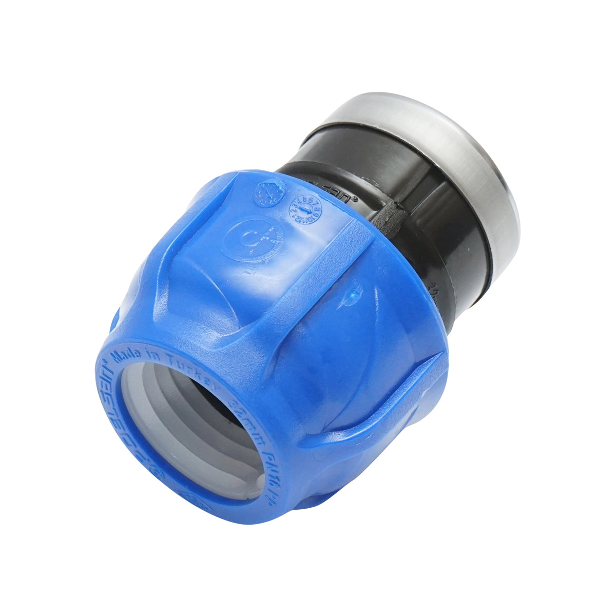 Compression fitting with internal thread D32mmx1 inch, PN16 for irrigation systems