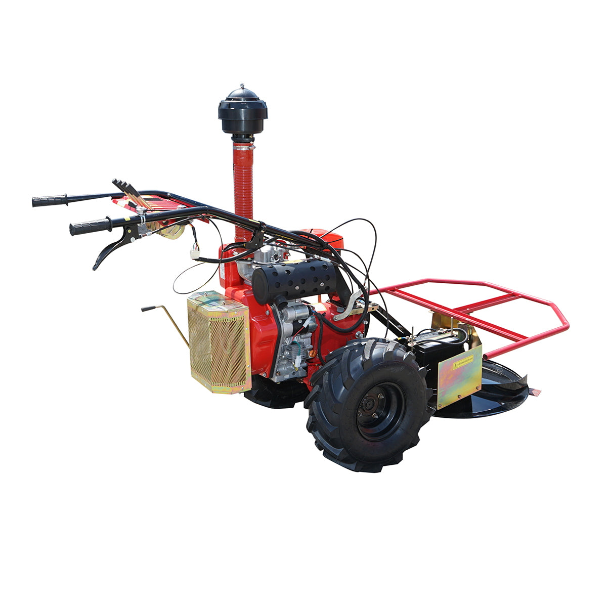 950mm rotary mower with diesel engine and electric start 1850x880x860mm
