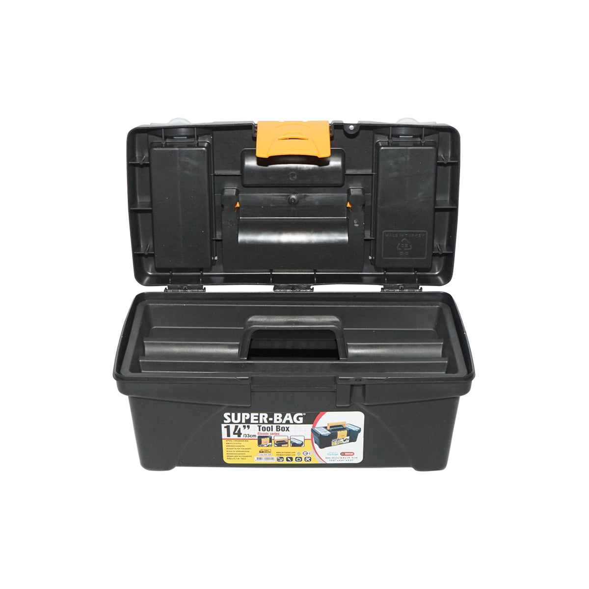 Plastic tool box 332x168x140mm Breckner Germany