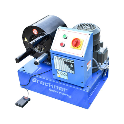 Hydraulic hose crimping machine fi4-51mm 220V 3.7kW with quick change Breckner Germany
