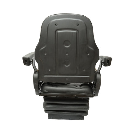 Universal air suspension seat, adjustable in height and weight 50-140Kg, armrests and backrest tilted 50-90° for tractor, agricultural, industrial machinery, forklift