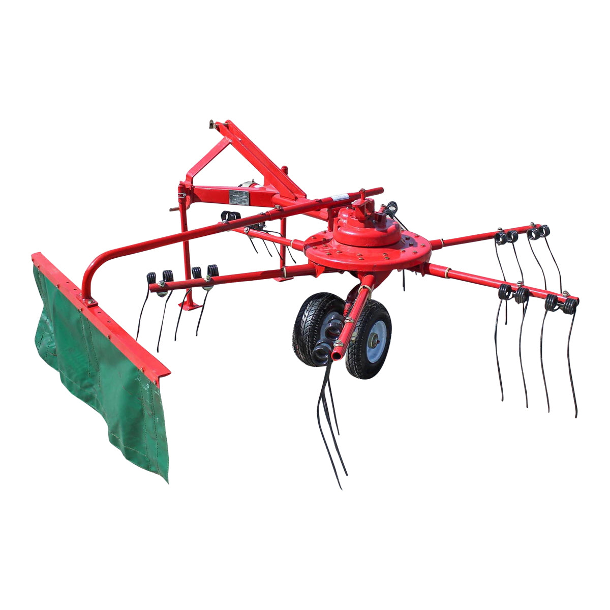 Spider type rotary rake with a working width of 1.80m, required power 15-50HP, with 6 arms weighing 220Kg Konig Traktoren