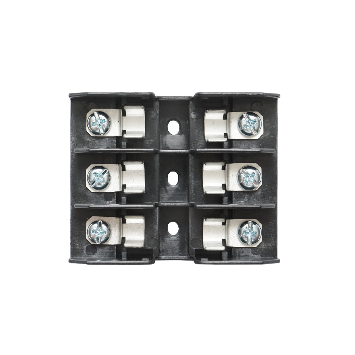 Base for 3 cylindrical fuse holders Breckner Germany