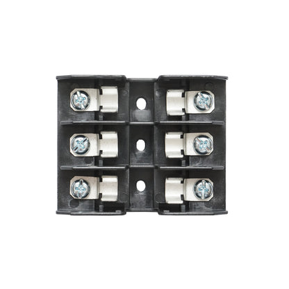 Base for 3 cylindrical fuse holders Breckner Germany