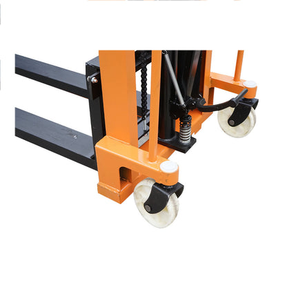 Manual pallet jack with a maximum load of 500kg. maximum height of 1.6m Breckner Germany