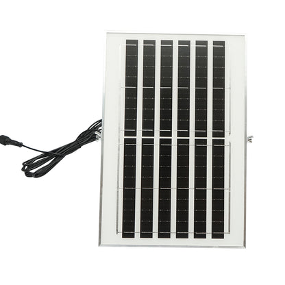 60W LED projector with 10W solar panel, 1200mAh battery, and remote control IP67 Breckner Germany