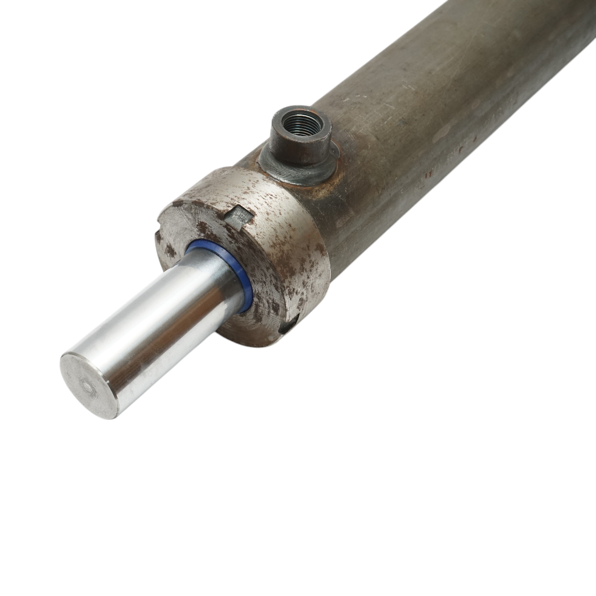Hydraulic cylinder 750 mm thread M20 with hydraulic connection fi20