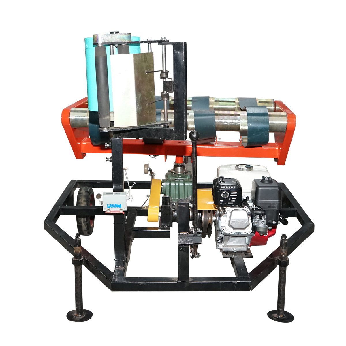 Baler wrapping machine 500/610x700mm with HONDA GX160 4.8HP gasoline engine, rope start