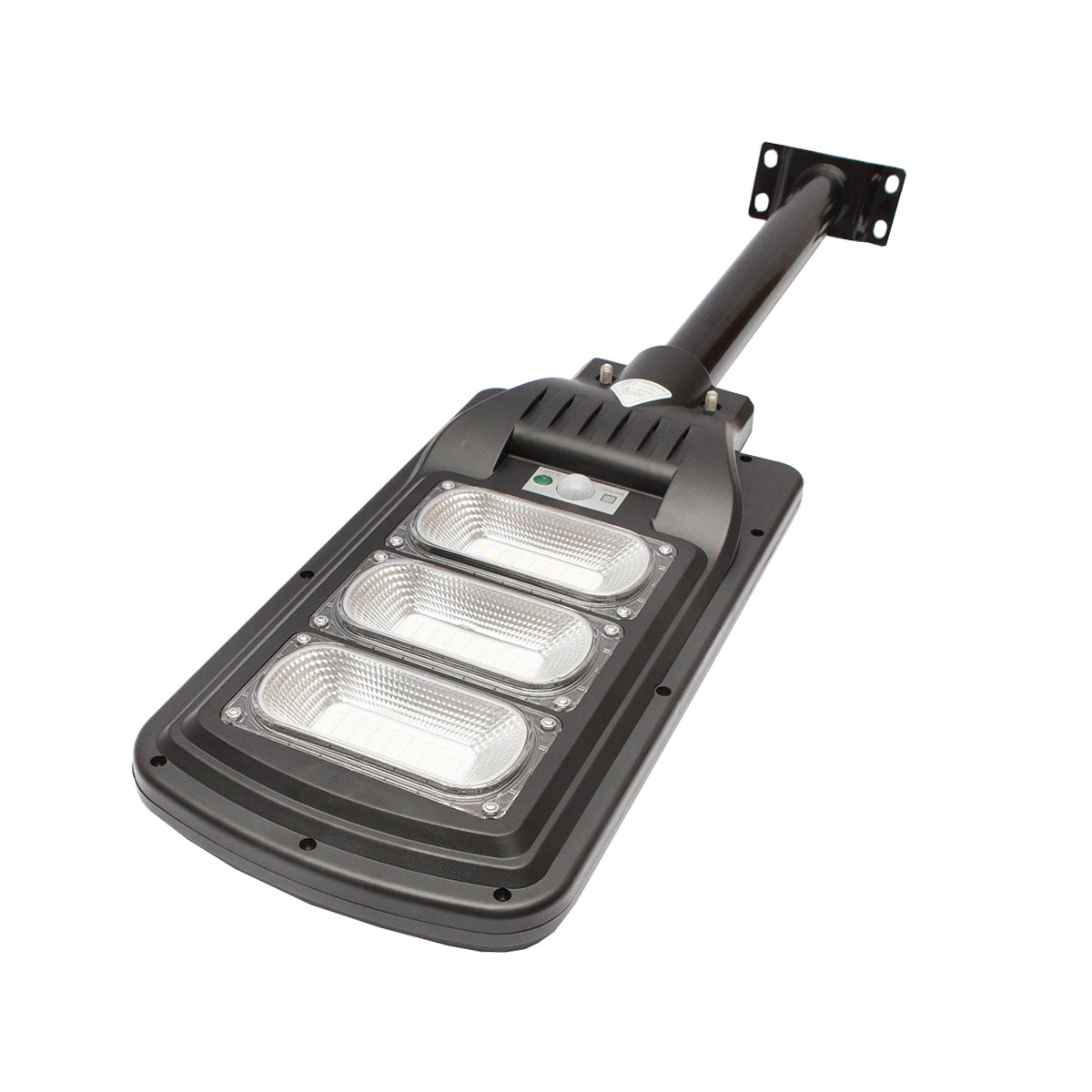 150W LED solar street light, 6500K, IP65 cold light with solar panel and pole mounting Breckner Germany