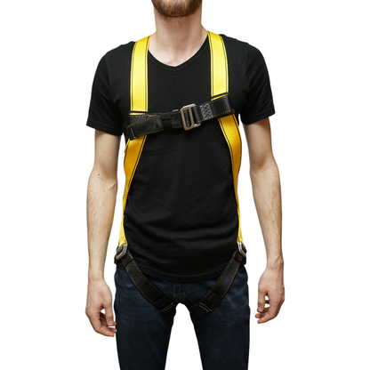 Adjustable 3-point harness safety belt, belt width 45mm, max resistance 2000Kg Crownman