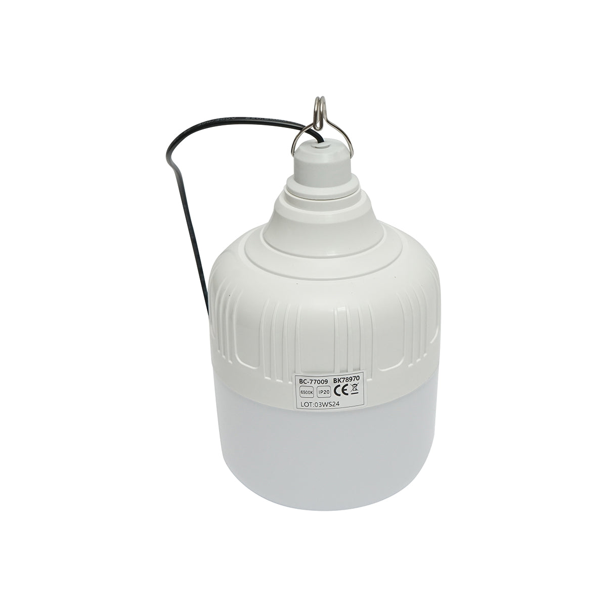 100W LED lamp, 6500K with 8W polycrystalline solar panel and IP20 remote control Breckner Germany