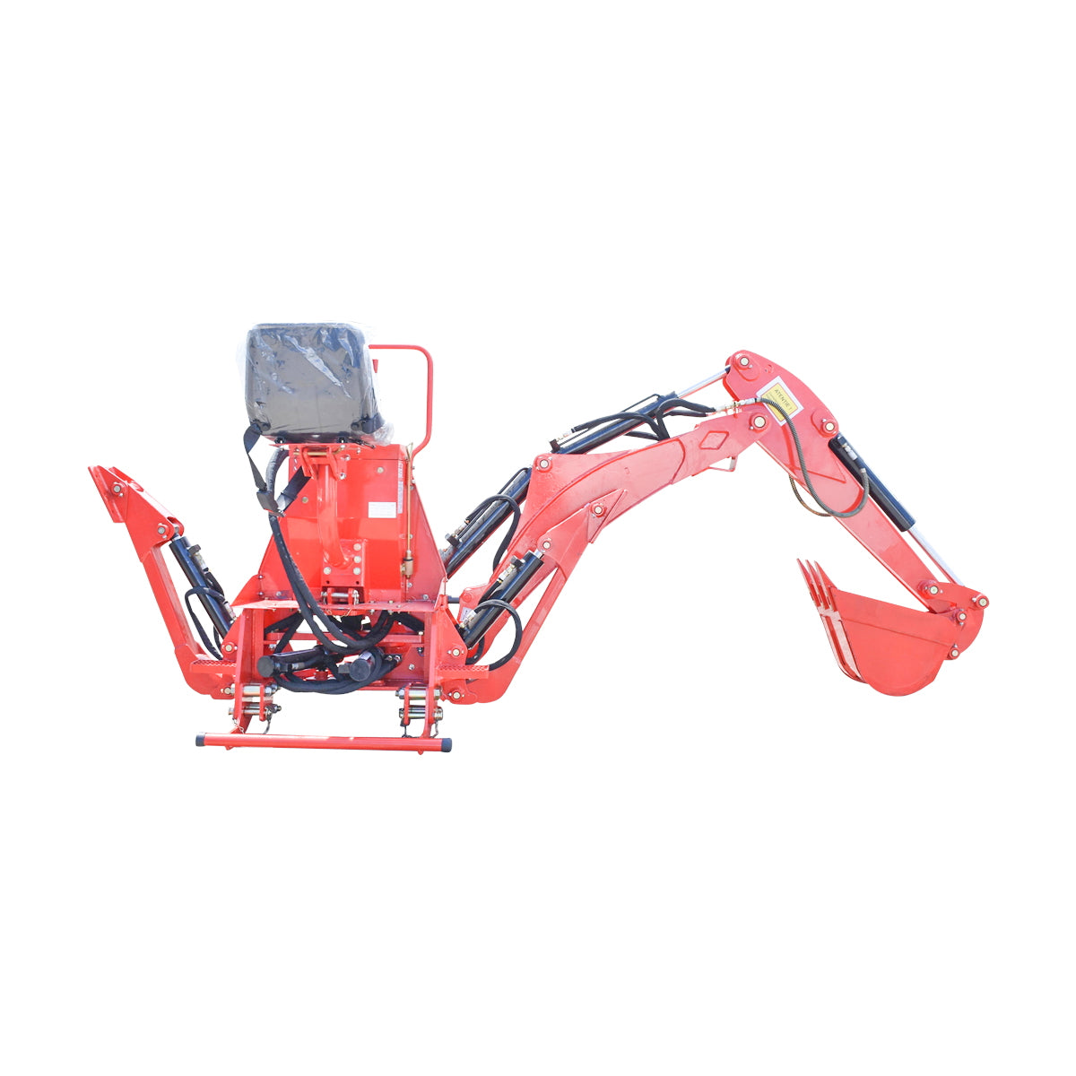 Excavator arm for tractor 25-50HP, 180-degree rotation, digging depth 2.2m, 415Kg Breckner Germany