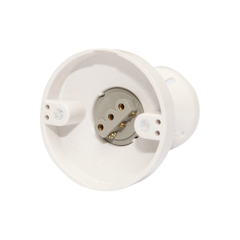 E27 bulb holder with wall/ceiling mount Breckner Germany
