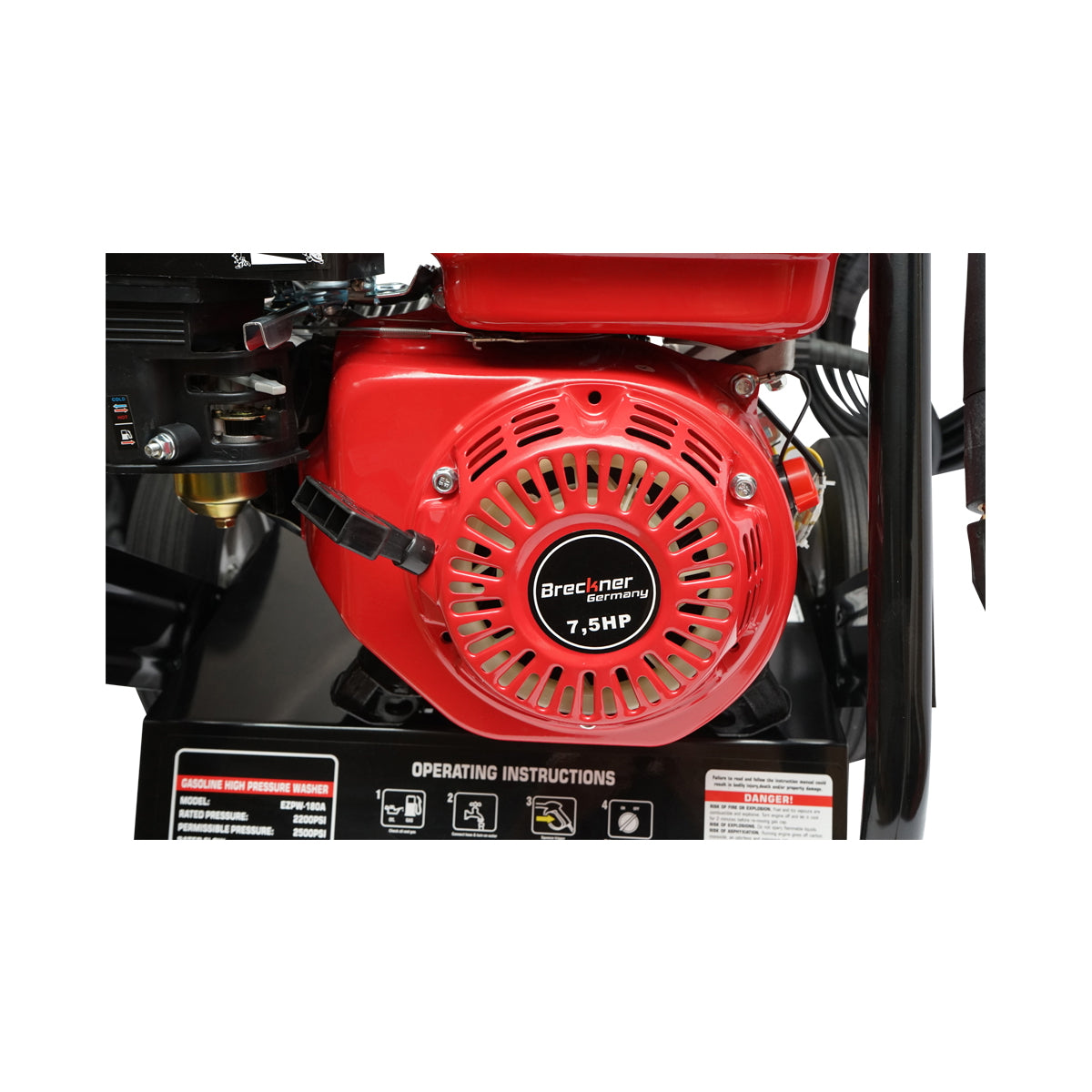Pressure washer 7.5HP 18 Mpa with hose and pistol Breckner Germany