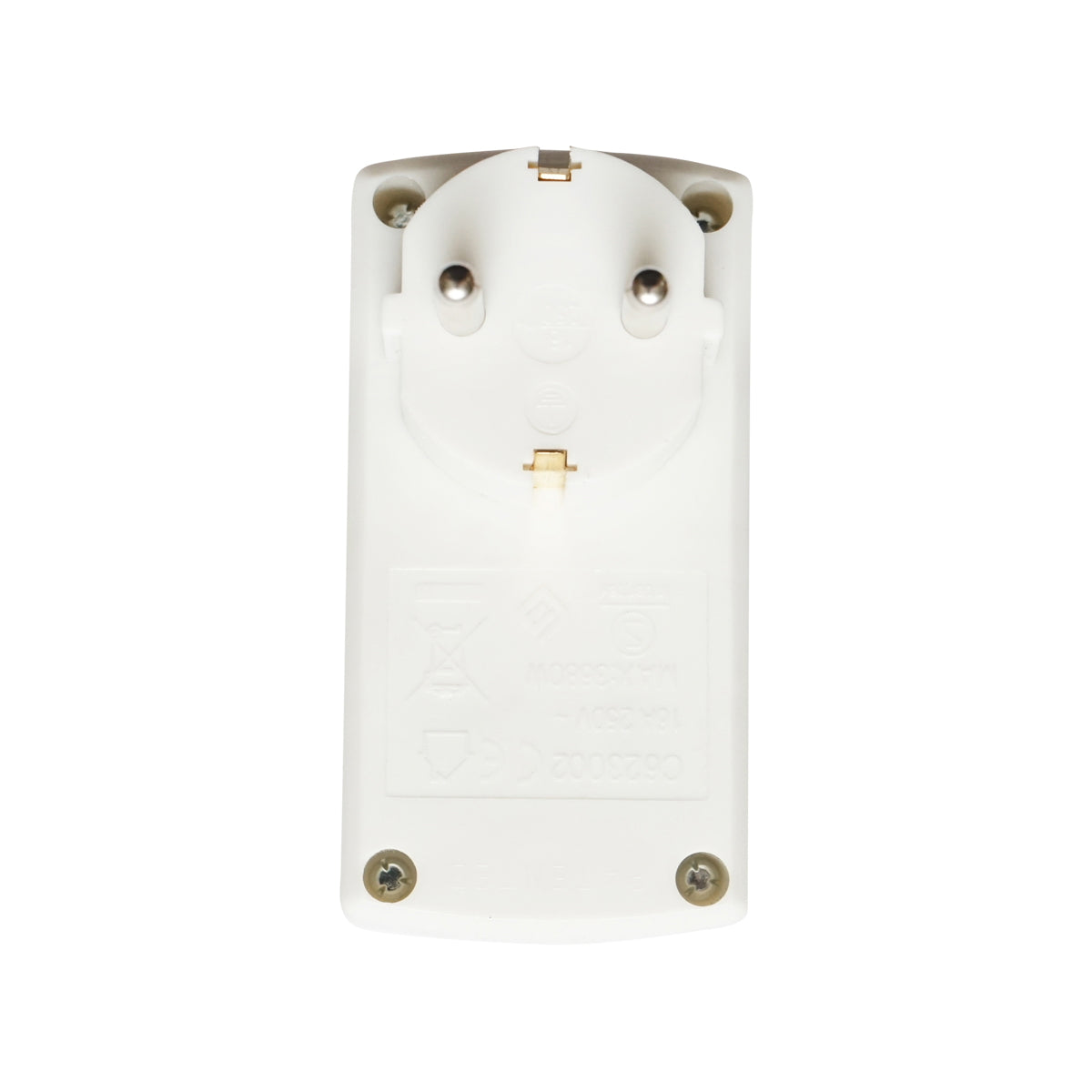 Double Schuko plug 16A, 250V, max 3680W Breckner Germany