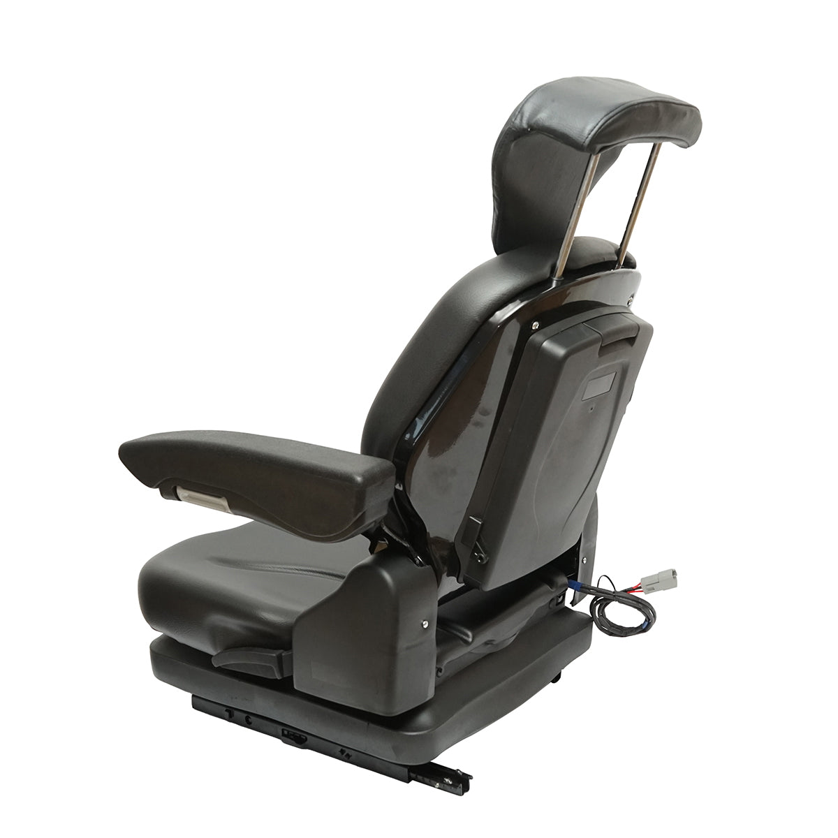 Universal adjustable seat for tractor with safety belt and armrests 610x390mm