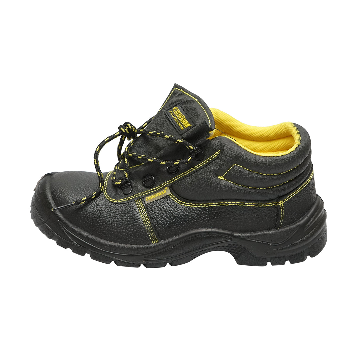 Protective boots with toe cap and steel sole insert, size 44 Crownman