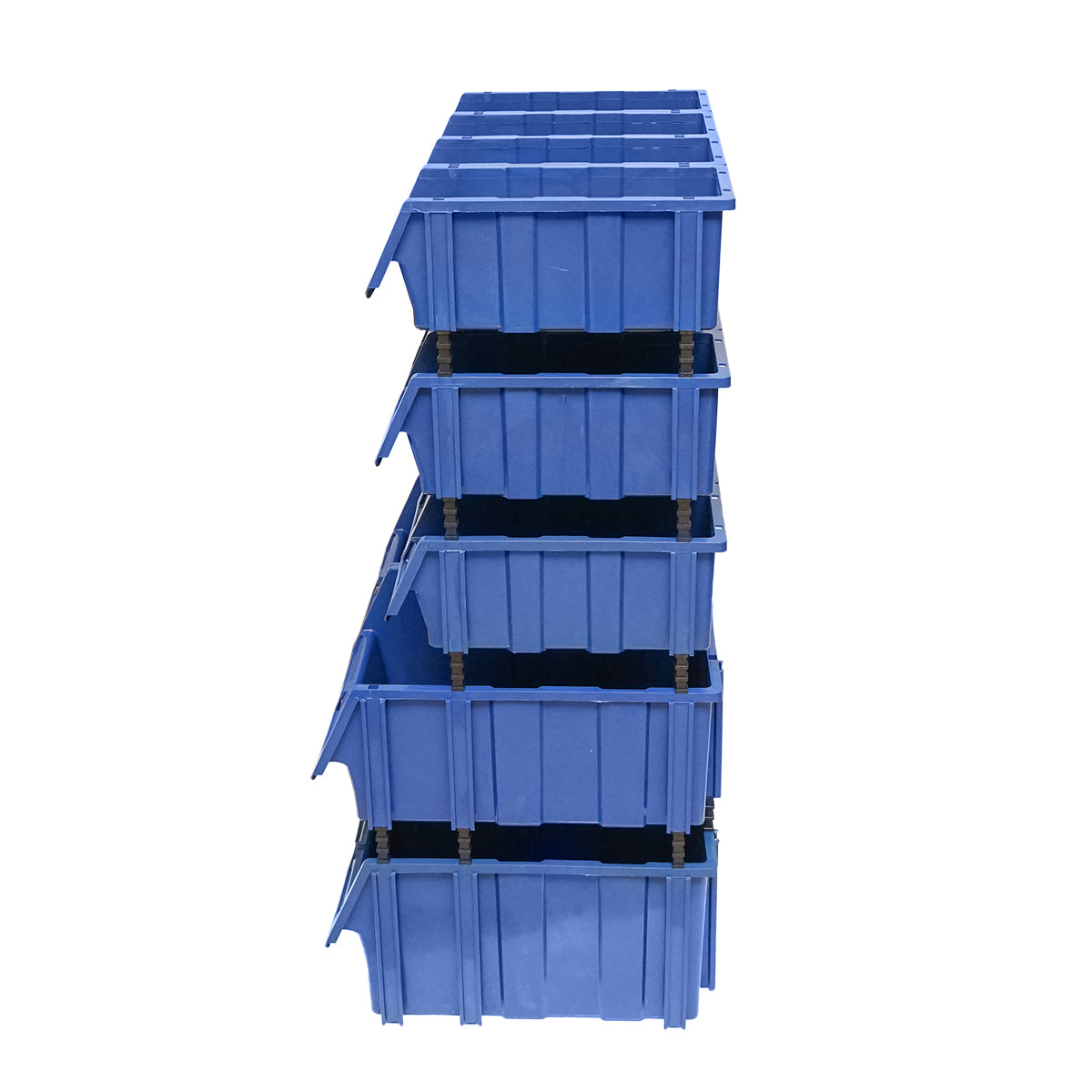 Stand with 16 storage/organization boxes, blue plastic box, 680x510x1100mm