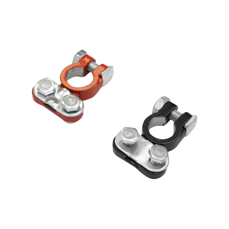 Set of battery terminals Zn red and black Breckner Germany