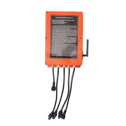 Wireless industrial remote control with 4 commands DC 24V, IP65, 1000m Breckner Germany