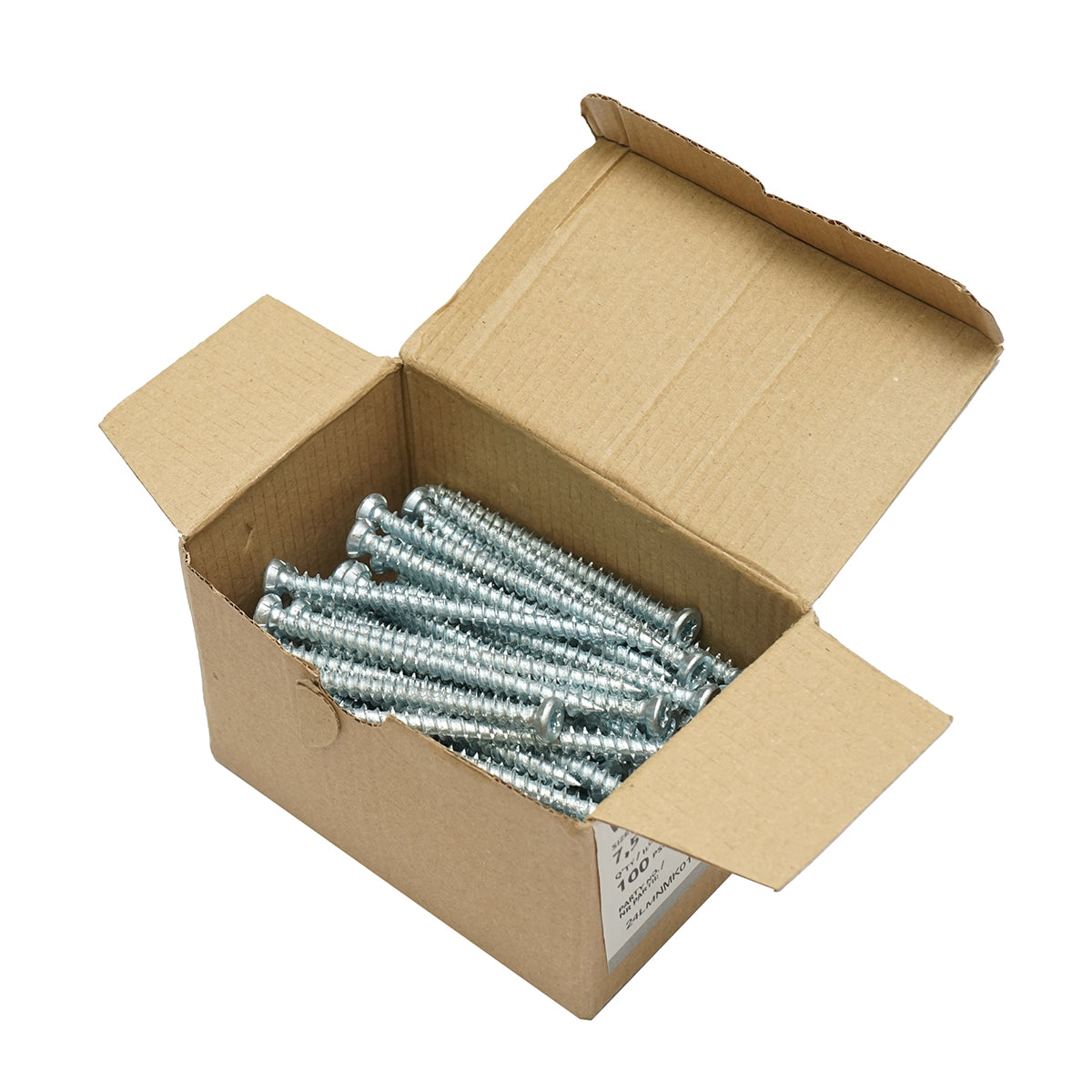 Screw for mounting windows/doors 7.5x92mm galvanized steel type torx TX30, 100 pcs/box