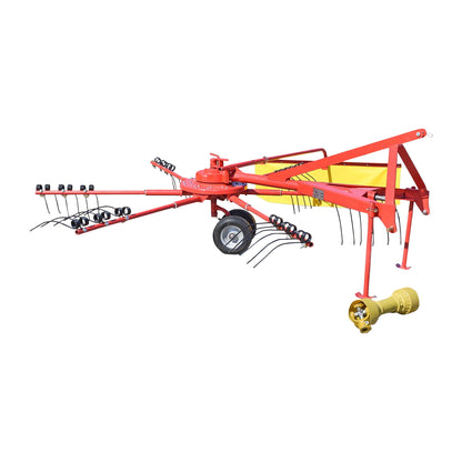 Spider type rotary rake with a working width of 2.80m, required power 20-80HP with 6 arms, 280Kg Konig Traktoren