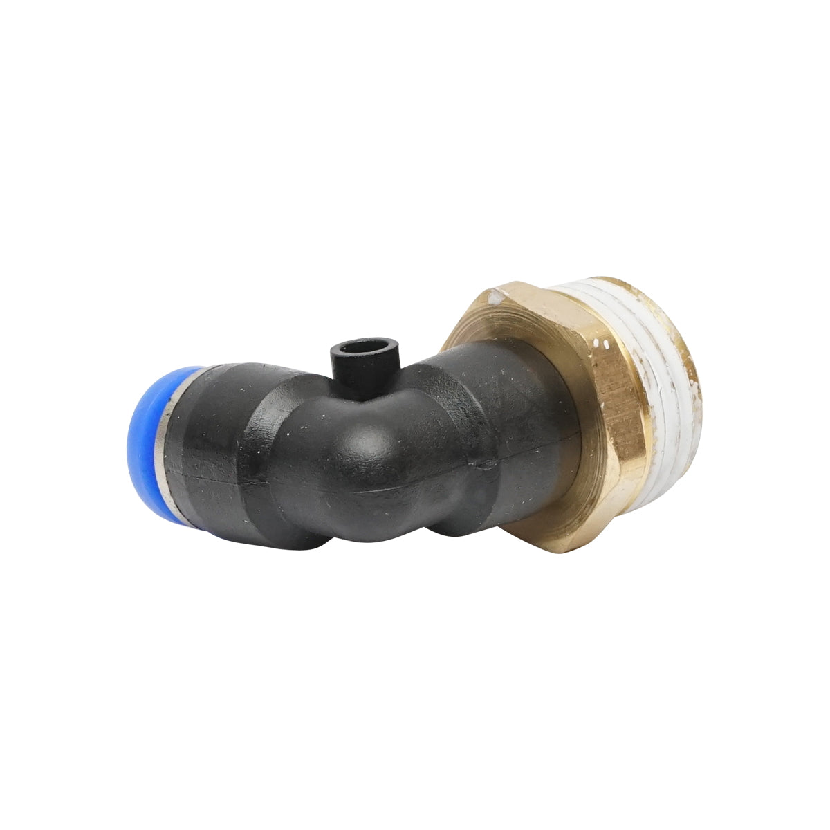 Quick plug, plastic nut and metal screw, diameter 8 with 1/2.