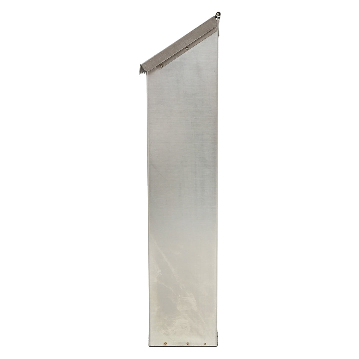 Stainless steel mailbox 320X230X90mm with 2 keys and mounting accessories