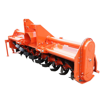 Agricultural tiller with a working width of 240 cm, 60 blades, three-point hitch, including a clutch drive shaft Baisan.