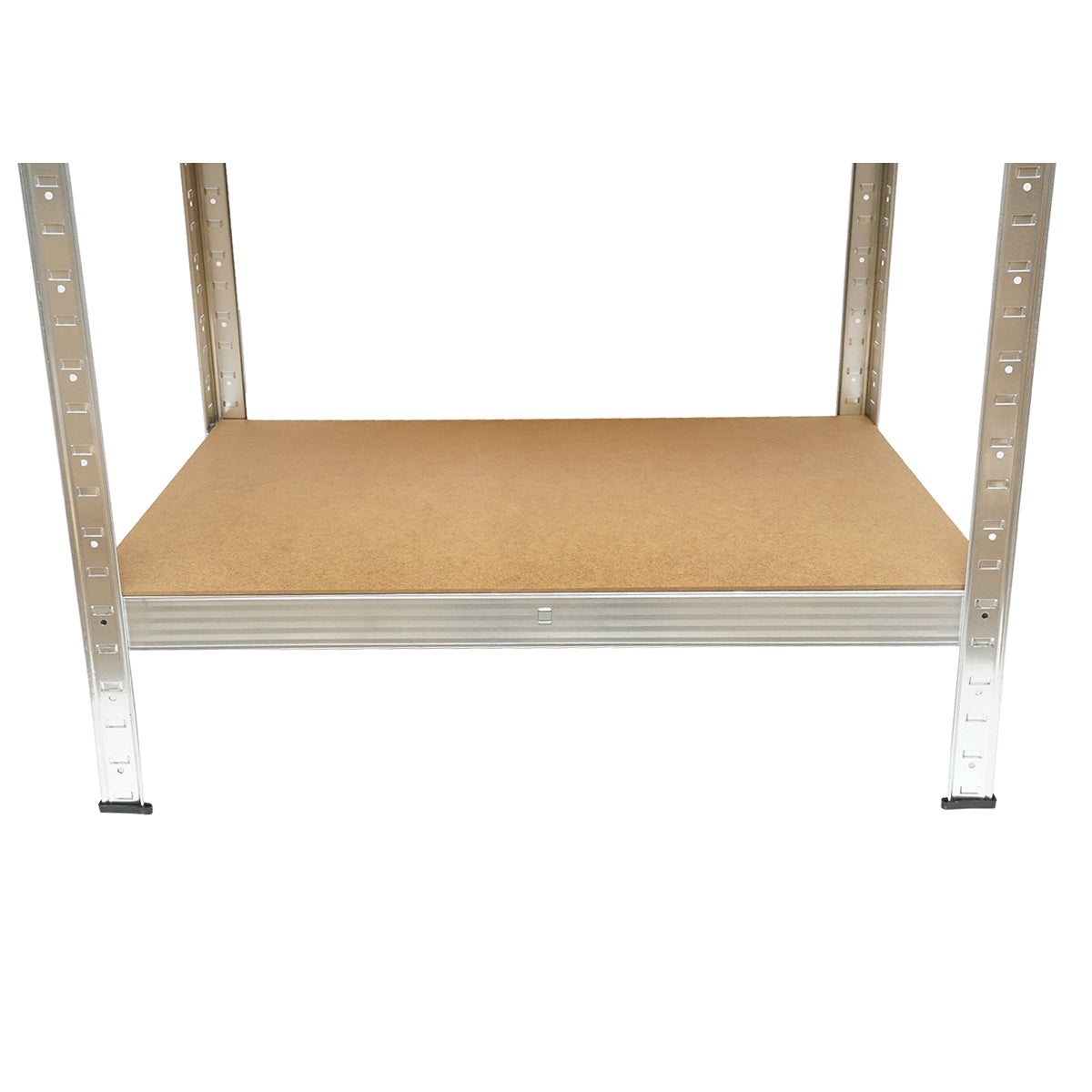 Metal shelf with 4 MDF shelves, 144x60x30cm, 50kg/shelf, assembly without screws Breckner Germany