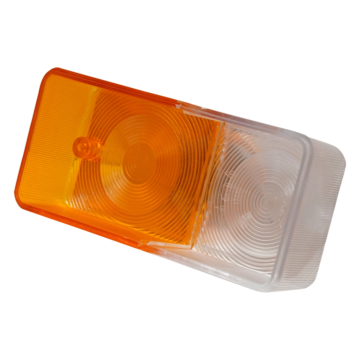 Disperser/front signaling lamp glass white-yellow 180x80x43mm