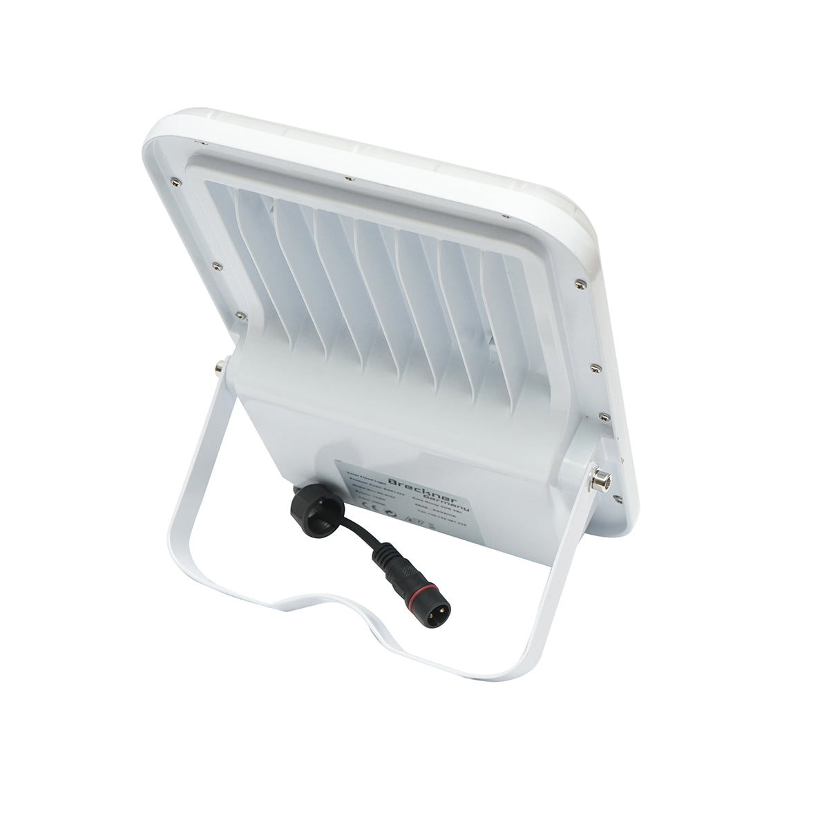 150W LED Projector with 25W monocrystalline solar panel, remote control, and included battery Breckner Germany