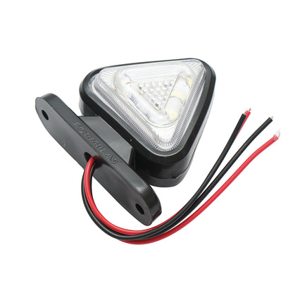 Triangular LED side marker lamp 12-24V, white-red FR0101 Breckner Germany