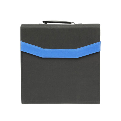 200W solar panel with voltage regulator 12/24V, 20A, 10 segments (370x370x70mm) portable suitcase type Breckner Germany