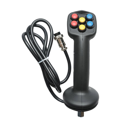 Joystick with 6 electric buttons, 24V with control module