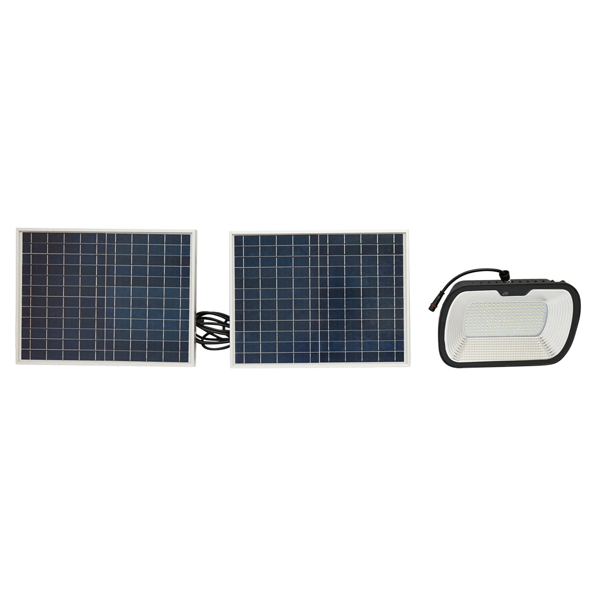 LED lamp 126x0.5W with 25W solar panel and 7V/10Ah battery Breckner Germany