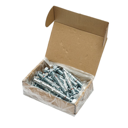 Anchor with cylindrical collar and M12x100mm clamp, 25 pcs/box