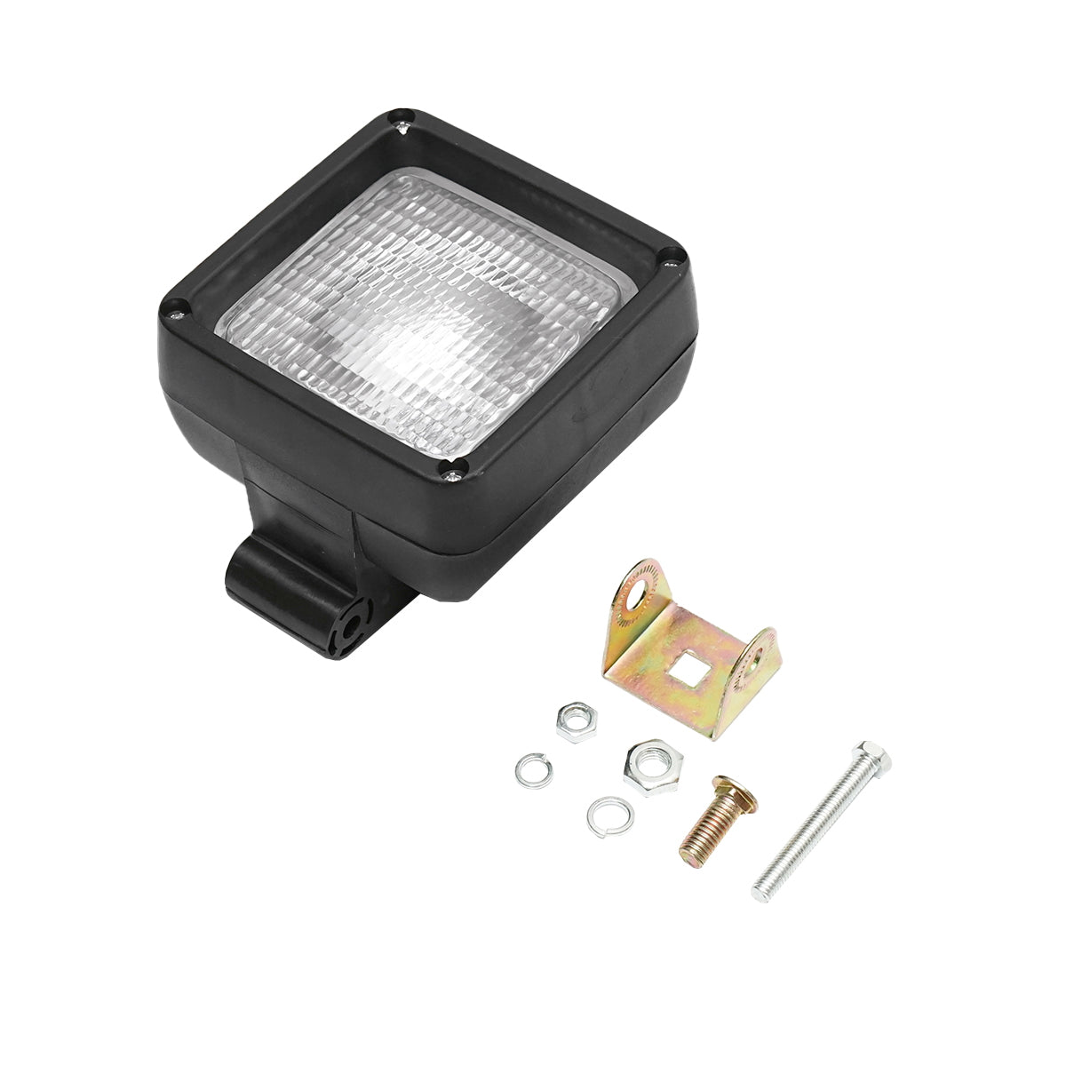 Square projector L=100mm, for halogen bulb H3 12V 55W - 24V 70W without bulb