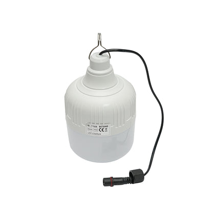 LED lamp 50W, 6500K with 3W polycrystalline solar panel and remote control IP20 Breckner Germany